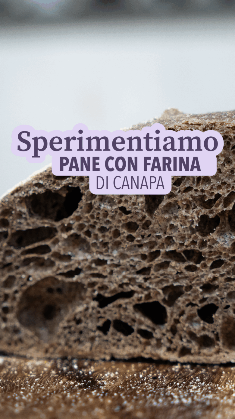 pane con farina di canapa